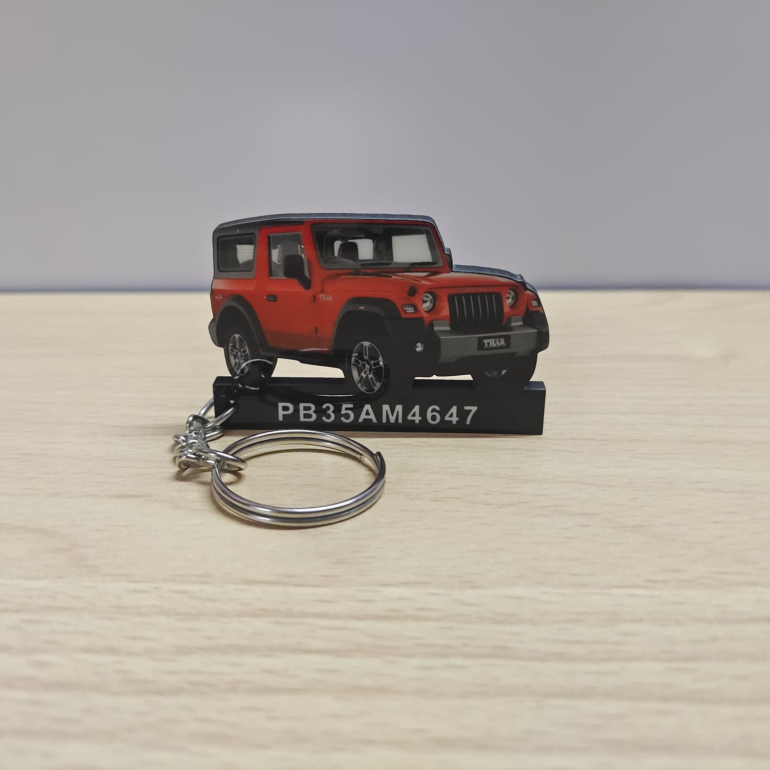 Best Mahindra Thar Red Rage Keychain