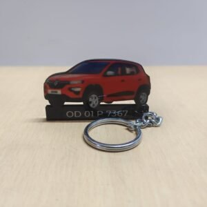 Best Renault Kwid Fiery Red Car Keychain