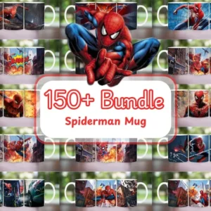 150+ Bundle Spiderman Mug Design