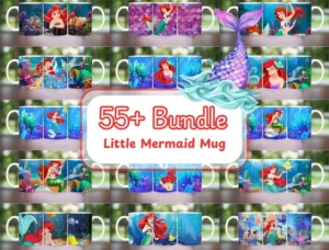 55+ Bundle Little Marmaid Mug Design