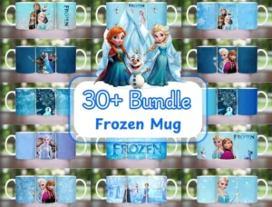 30+ Bundle Frozen Mug Design