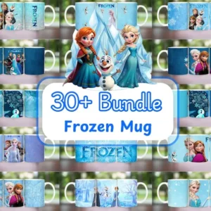 30+ Bundle Frozen Mug Design
